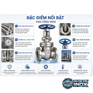 Đặc điểm nổi bật van cổng inox