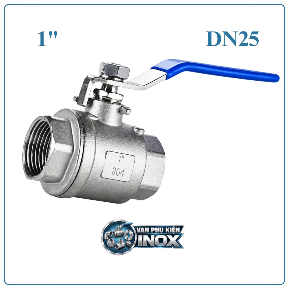 Van Bi Inox Tay Gạt DN25