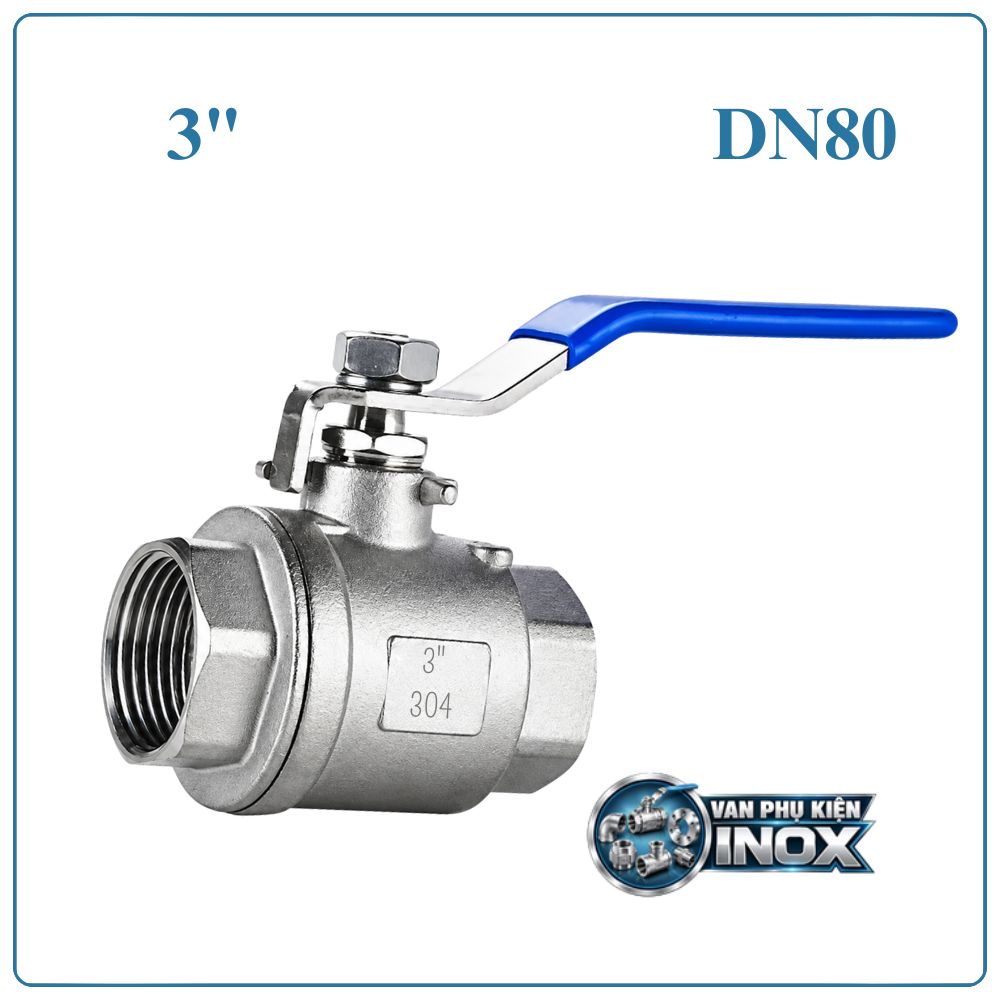 Van Bi Inox Tay Gạt DN80