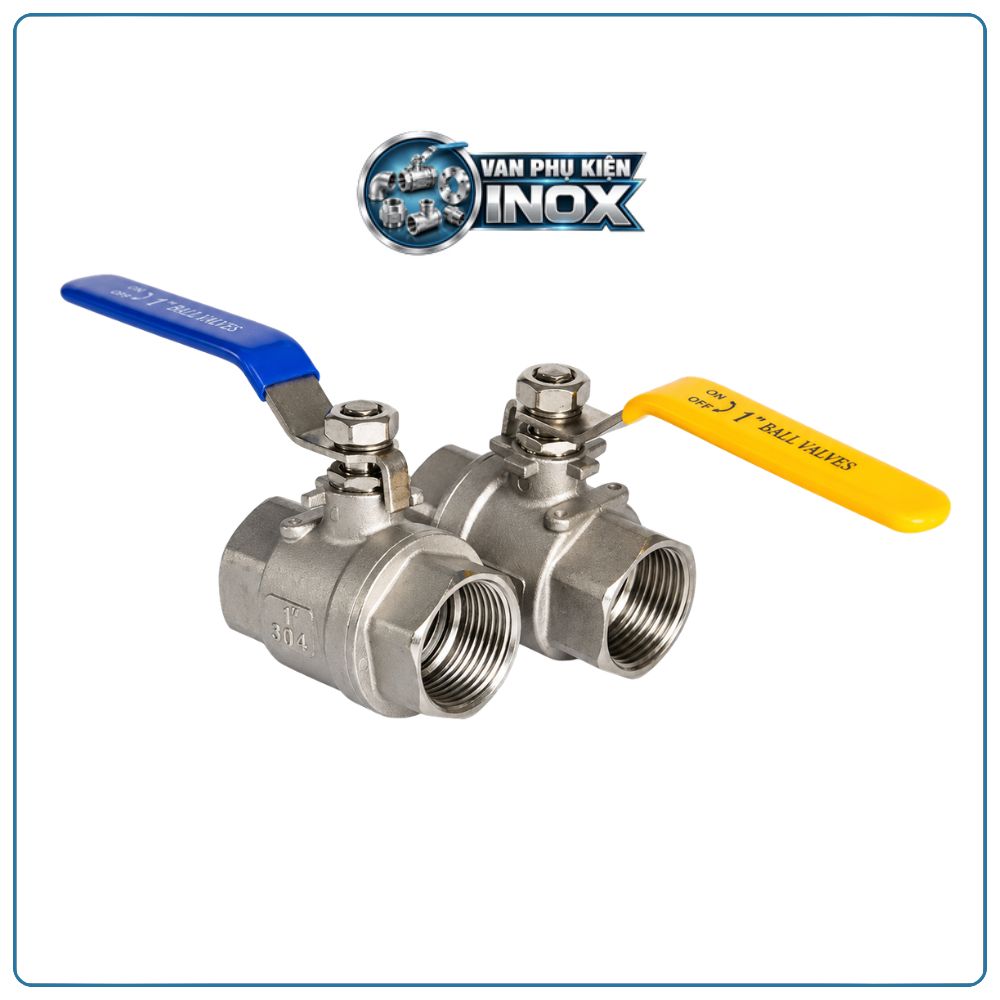 Van Bi Inox Tay Gạt Nối Ren