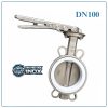 Van Bướm Inox Tay Gạt DN100