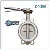 Van Bướm Inox Tay Gạt DN200