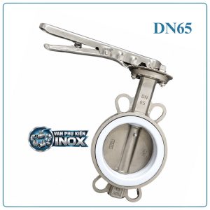 Van Bướm Inox Tay Gạt DN65