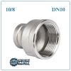 Côn thu Inox DN10