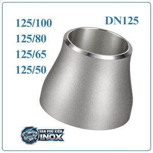 Côn thu Inox DN125
