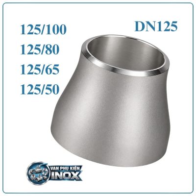Côn thu Inox DN125