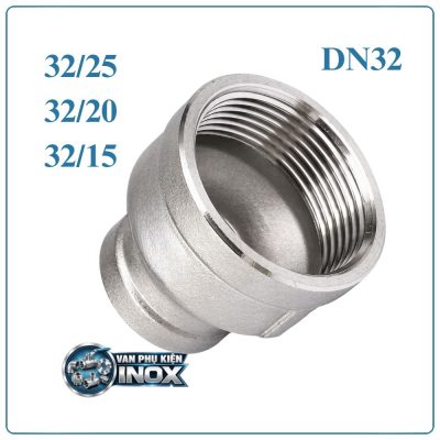Côn thu Inox DN32