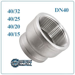Côn thu Inox DN40