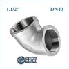 Cút Inox DN40