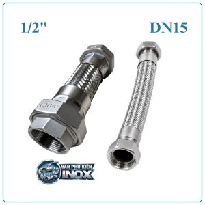 Khớp nối mềm inox DN15