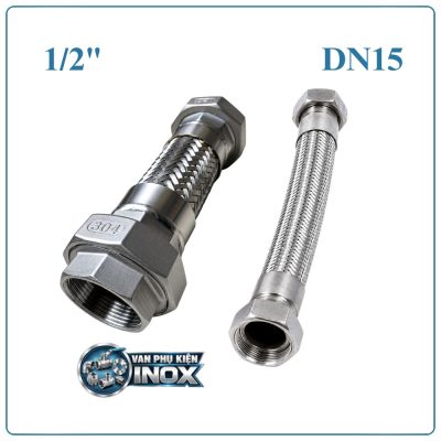 Khớp nối mềm inox DN15