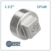 Nút bịt inox DN40