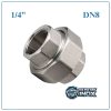 Rắc co Inox DN8