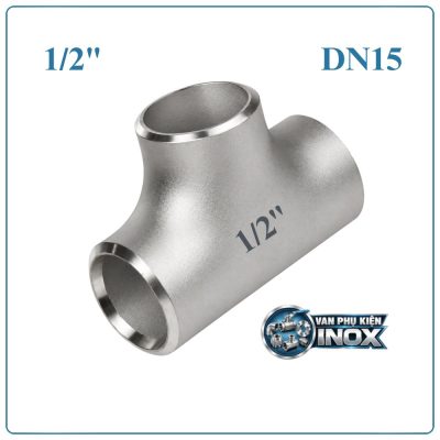 Tê Hàn Inox DN15