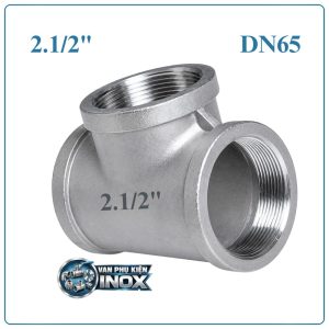 Tê Inox ren DN65