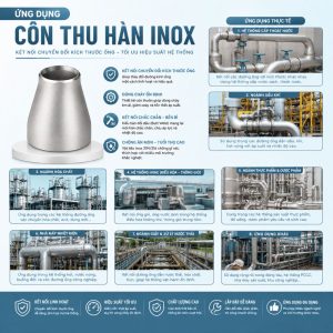 Ứng dụng côn thu hàn inox