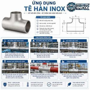 Ứng dụng tê hàn inox