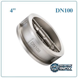 Van 1 Chiều Cánh Bướm Inox DN100