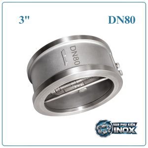 Van 1 Chiều Cánh Bướm Inox DN80