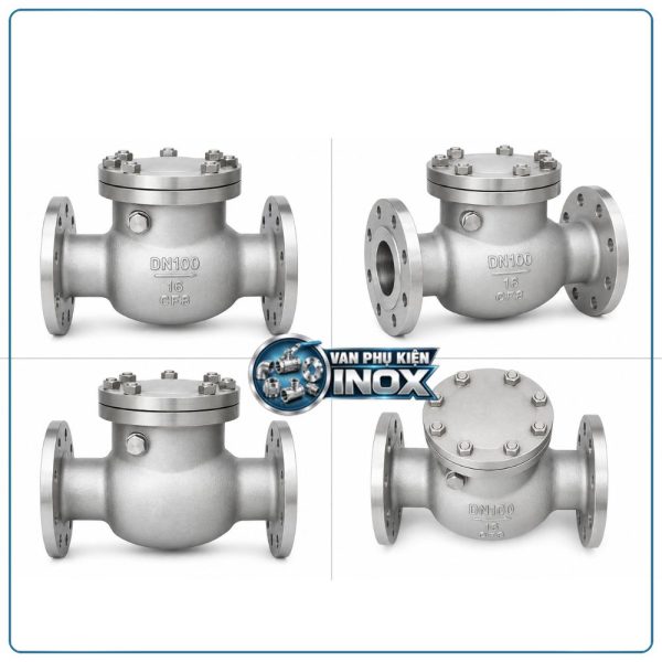 Van 1 Chiều Lá Lật Inox