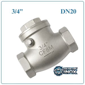 Van 1 Chiều Lá Lật Inox DN20