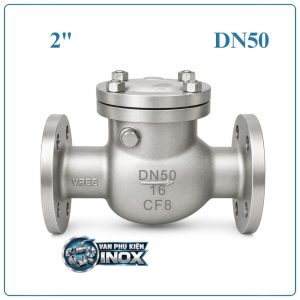Van 1 Chiều Lá Lật Inox DN50