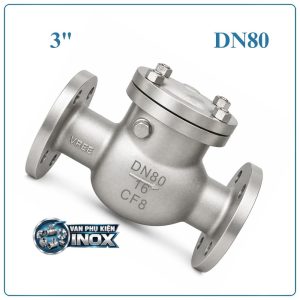 Van 1 Chiều Lá Lật Inox DN80