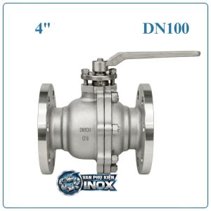 Van Bi Inox Mặt Bích DN100