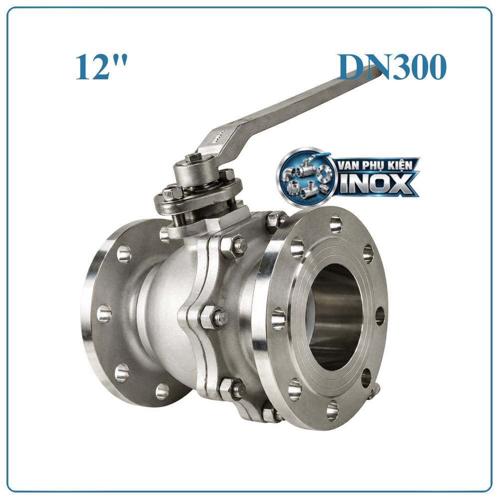 Van Bi Inox Mặt Bích DN300