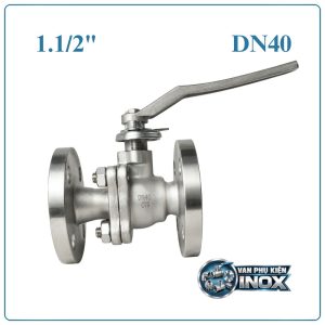 Van Bi Inox Mặt Bích DN40