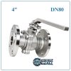 Van Bi Inox Mặt Bích DN80