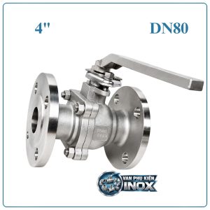 Van Bi Inox Mặt Bích DN80