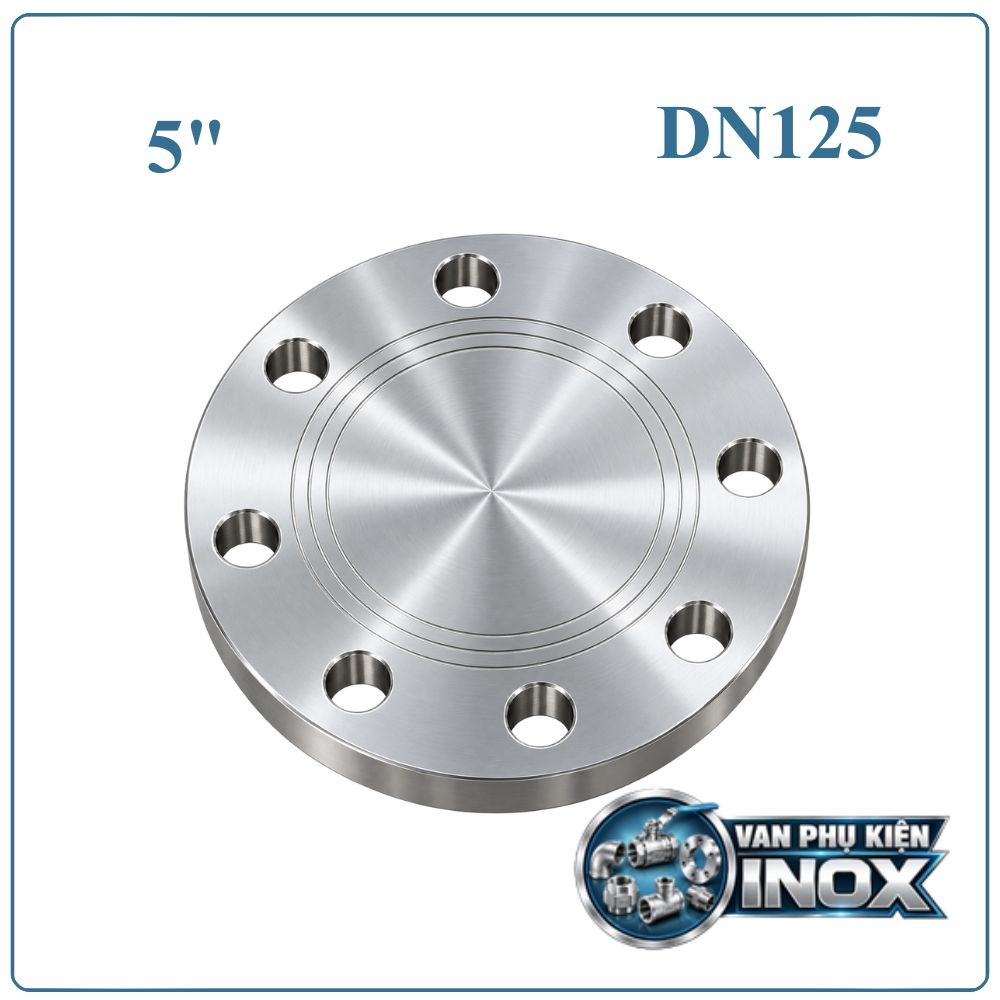 Mặt Bích Inox Đặc DN125