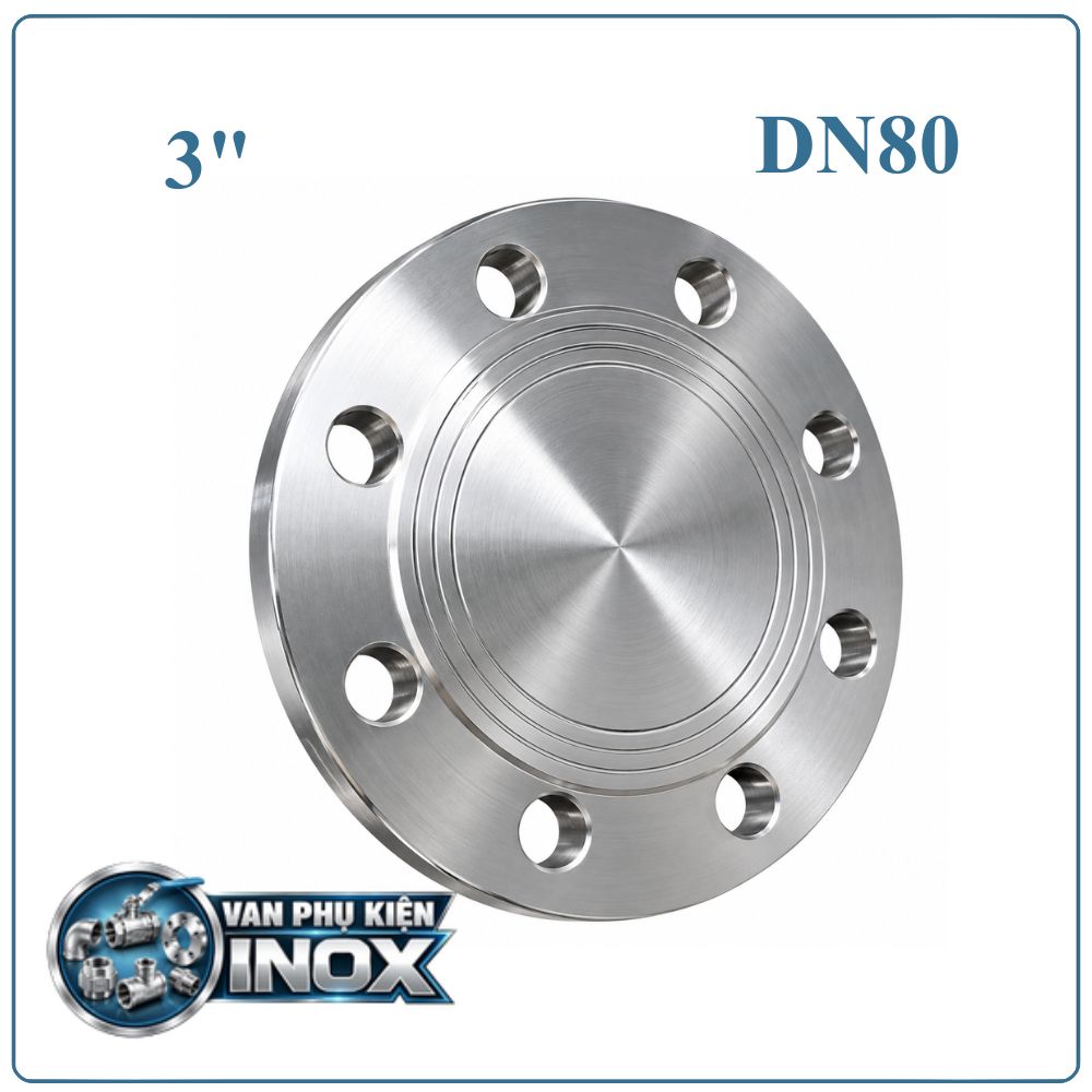 Mặt Bích Inox Đặc DN80