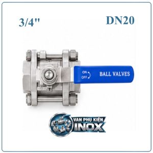 Van Bi 3 Mảnh Inox DN20