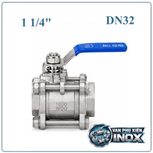Van Bi 3 Mảnh Inox DN32