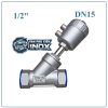 Van Y Xiên Điều Khiển Khí Nén Inox DN15