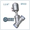 Van Y Xiên Điều Khiển Khí Nén Inox DN32